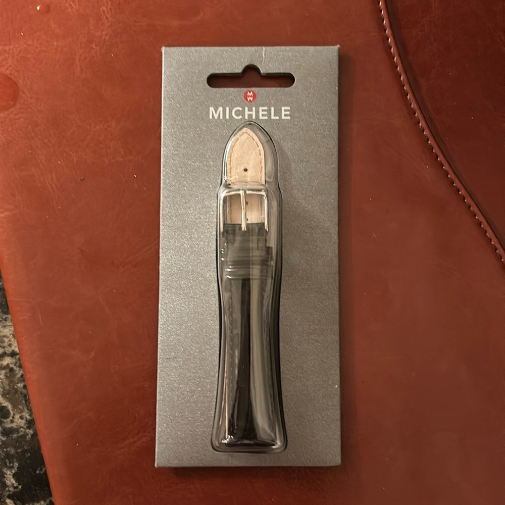 Black Michele watch band
